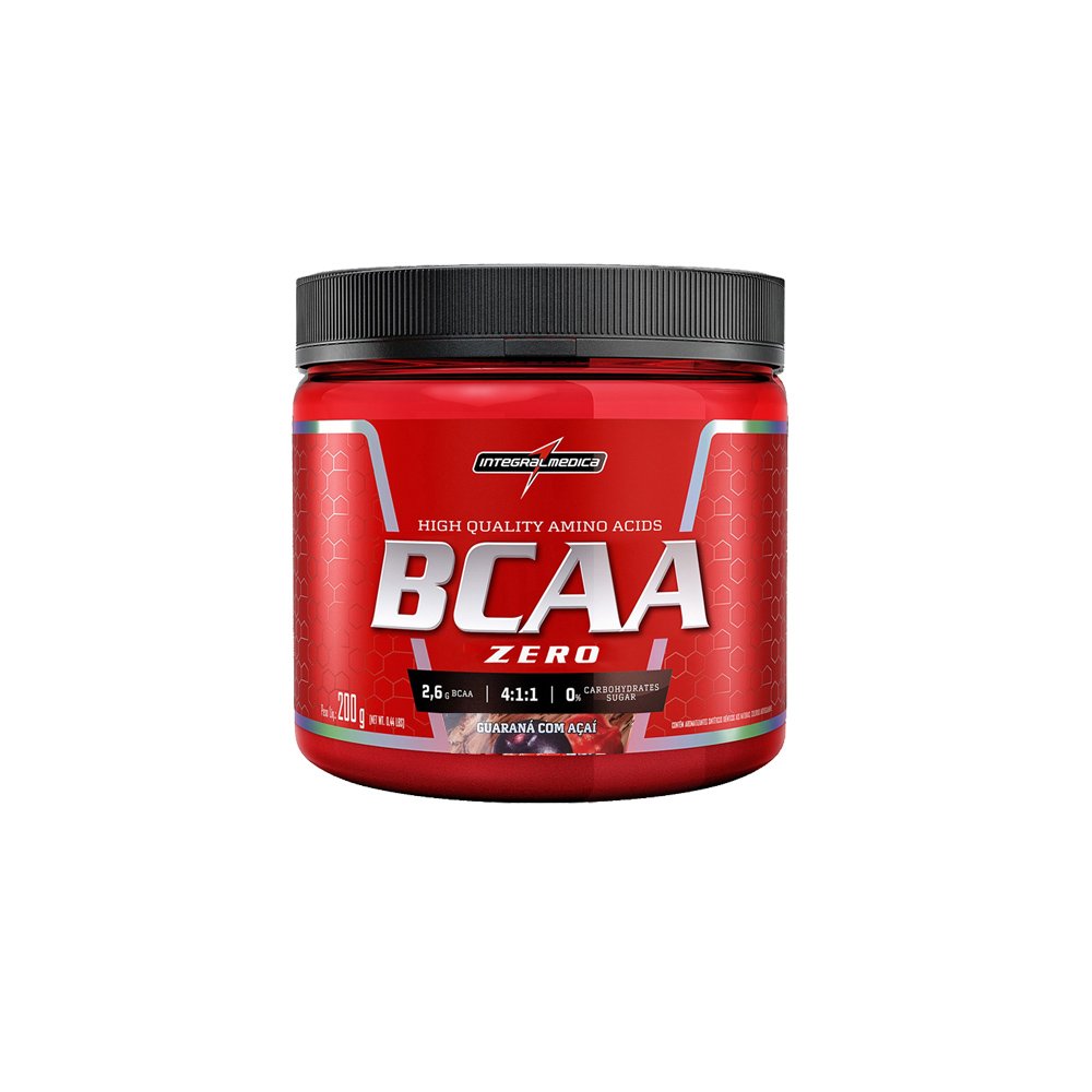 Bcaa Powder Zero Guarana Com Açai 200g Integral Médica Produtos