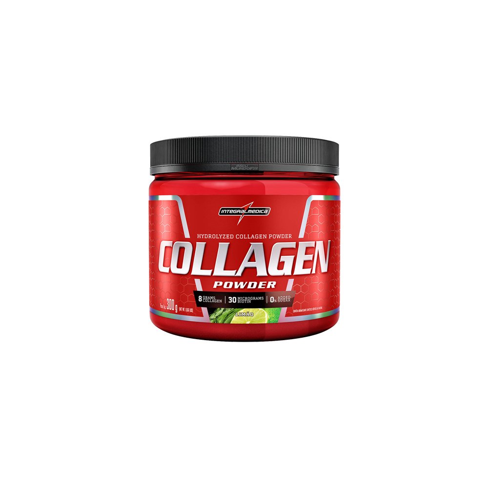 Collagen Powder Limão 300g Integralmédica Produtos Naturais e